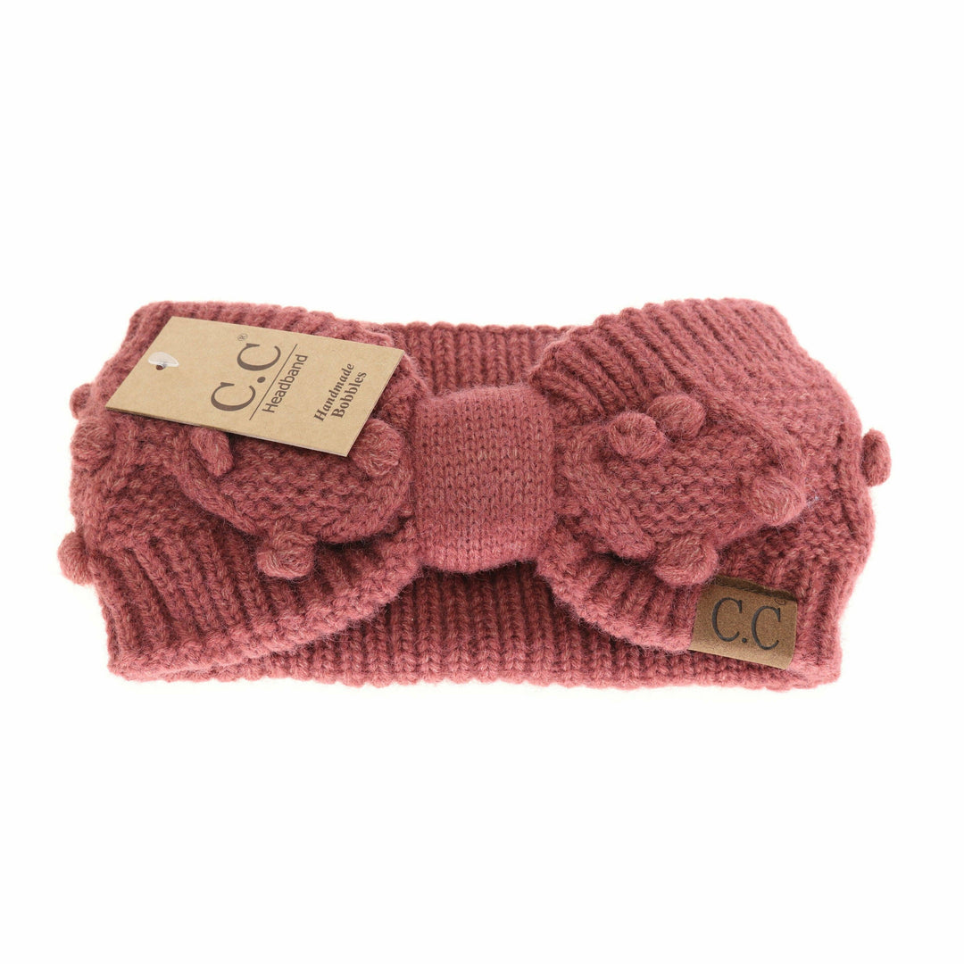 Bobble Knit C.C Women's Fashion Headband