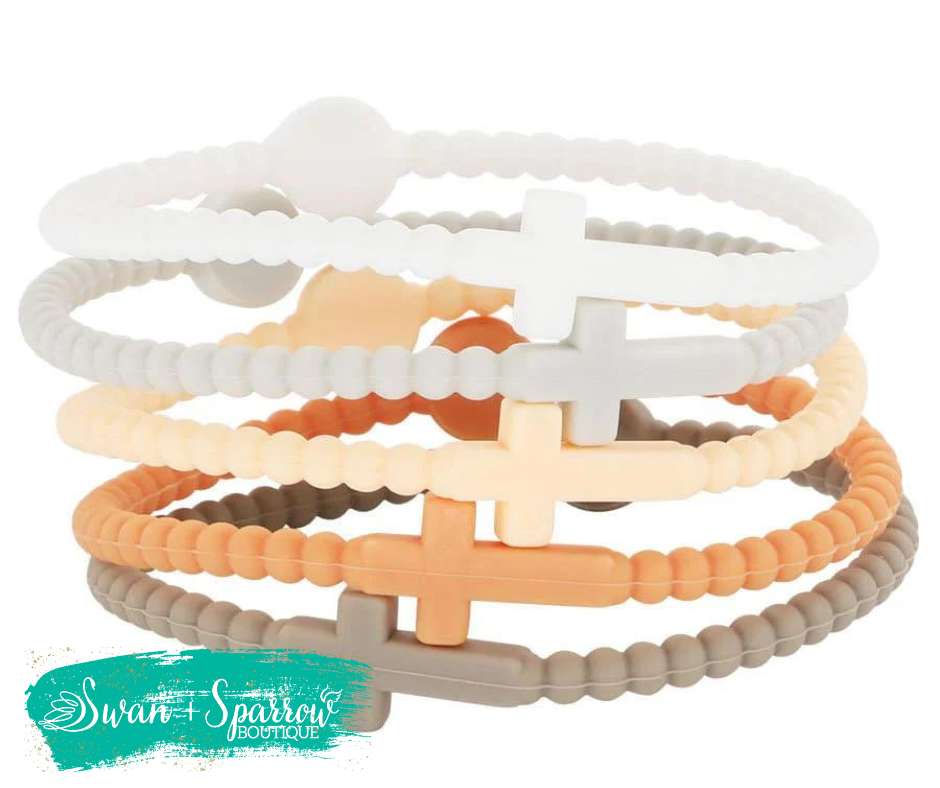 Silicone Cross Bracelets