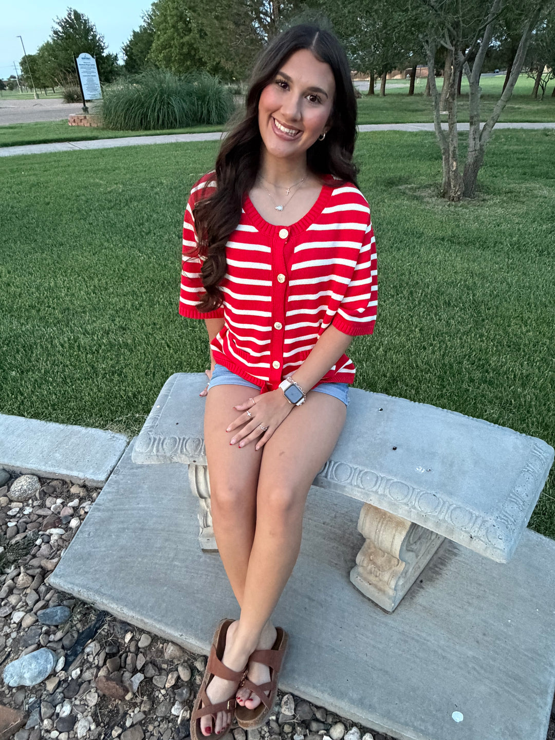 Red White and Ready Top