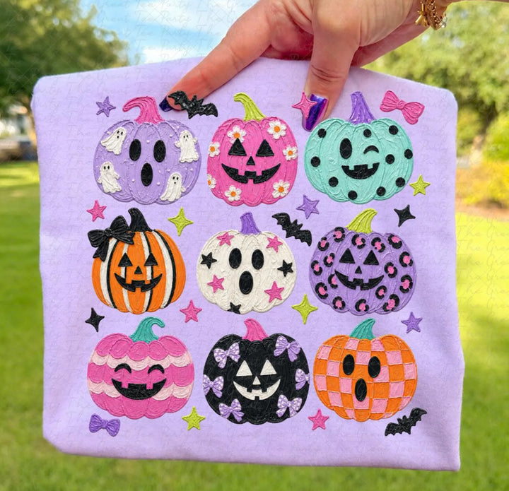 BOO Multi Pumpkin Collage Tee