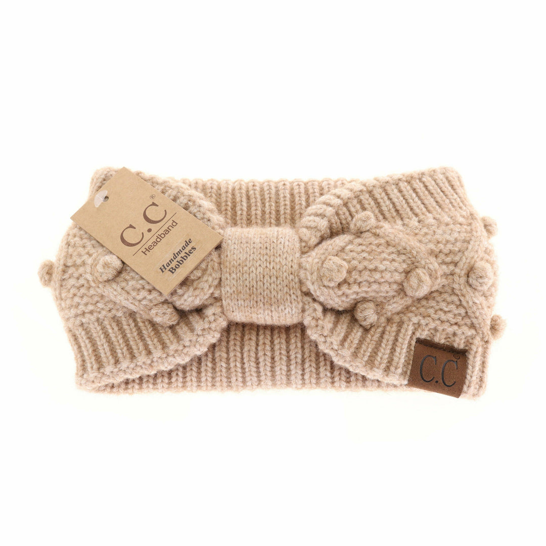 Bobble Knit C.C Women's Fashion Headband