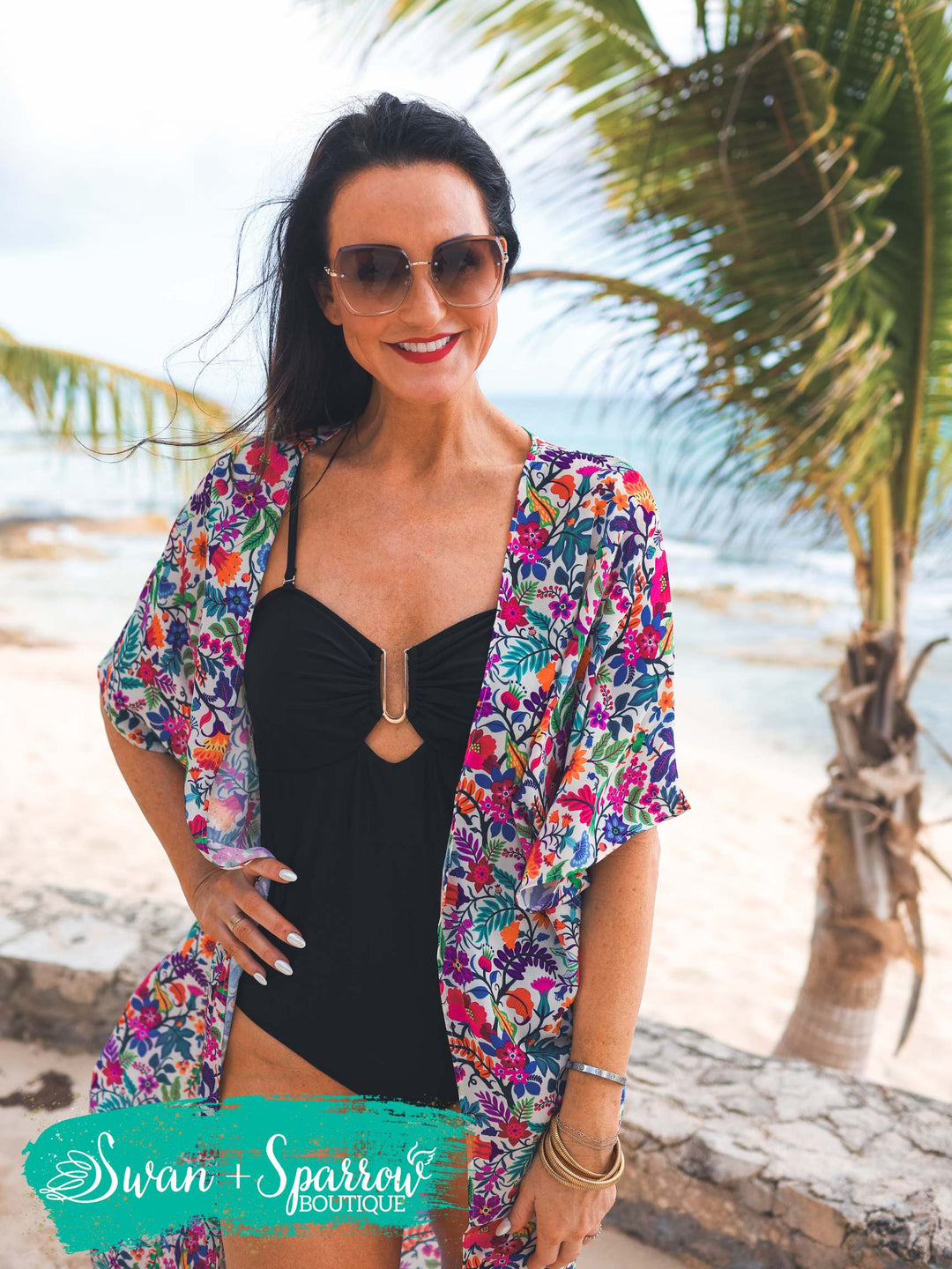 Fiesta Time Floral Duster