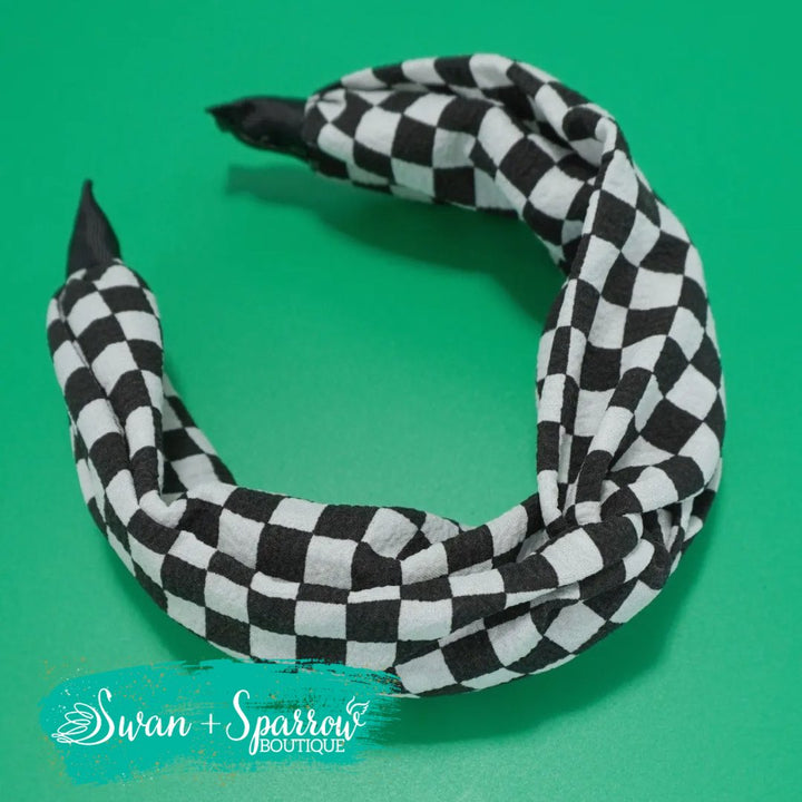 Knotted Checker Headband