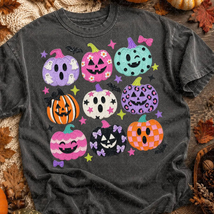BOO Multi Pumpkin Collage Tee