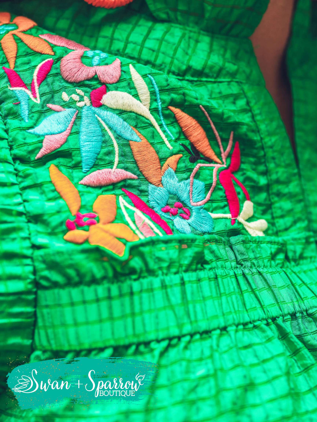 Costa Maya Embroidered Top