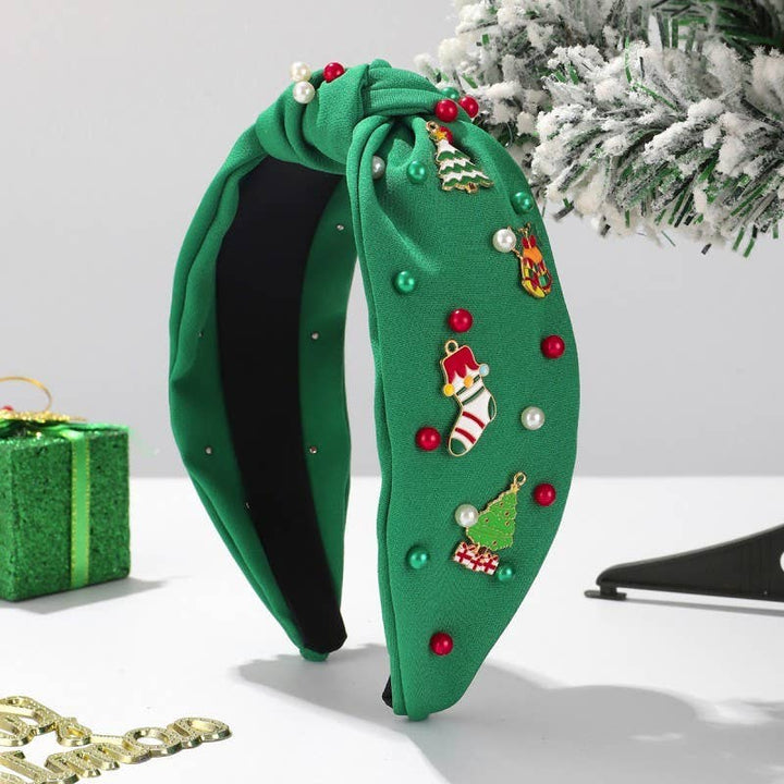 CHRISTMAS TREE SANTA REINDEER HAIR BAND HEADBAND