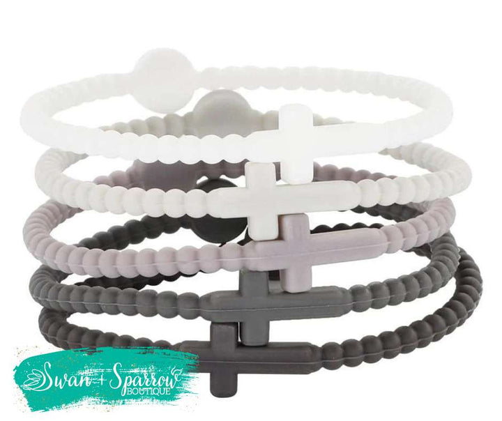 Silicone Cross Bracelets