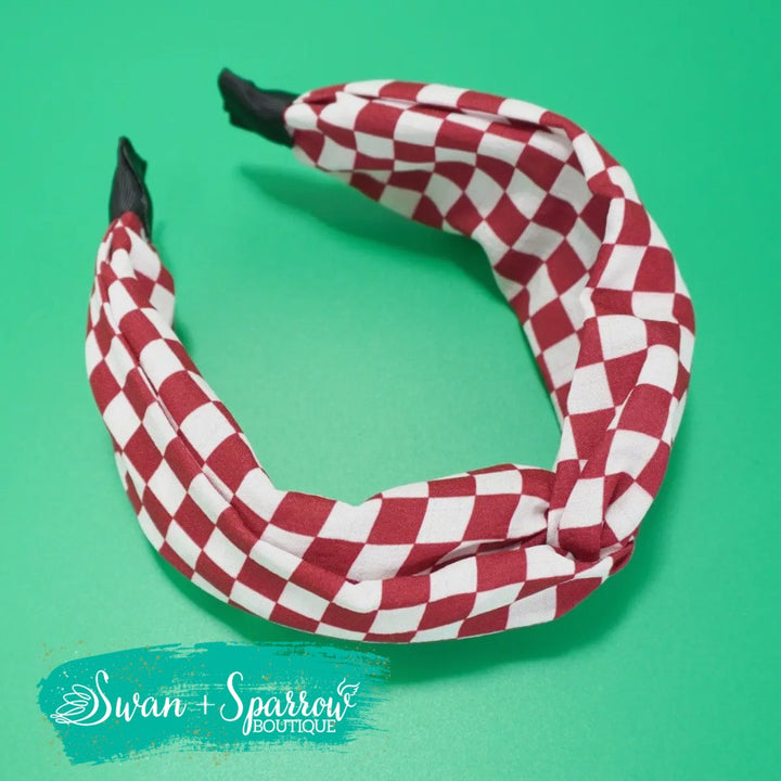 Knotted Checker Headband