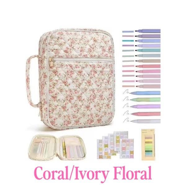 Quilted Bible Case with Accessories