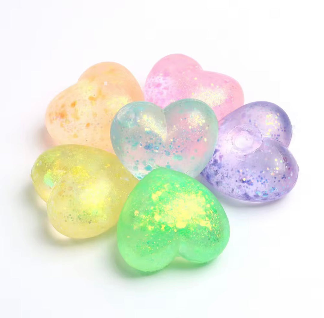 IN STOCK ~ Mini Heart Sugar Squishy