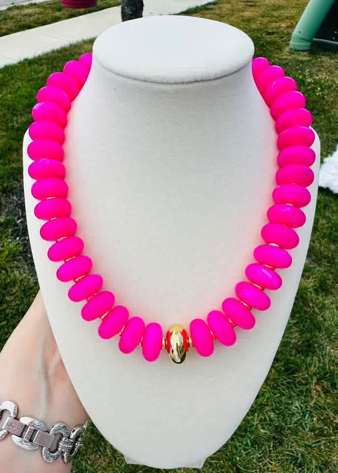 Color Pop Beaded Necklace
