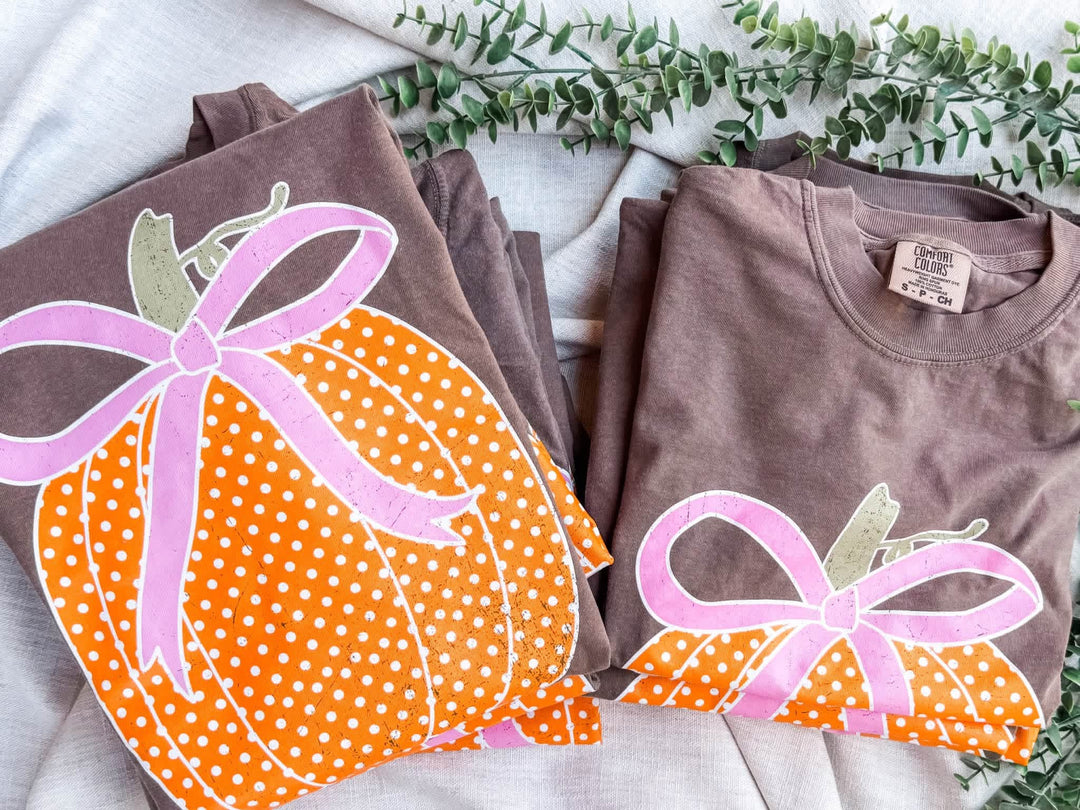 Polka Dot Pumpkin Tee
