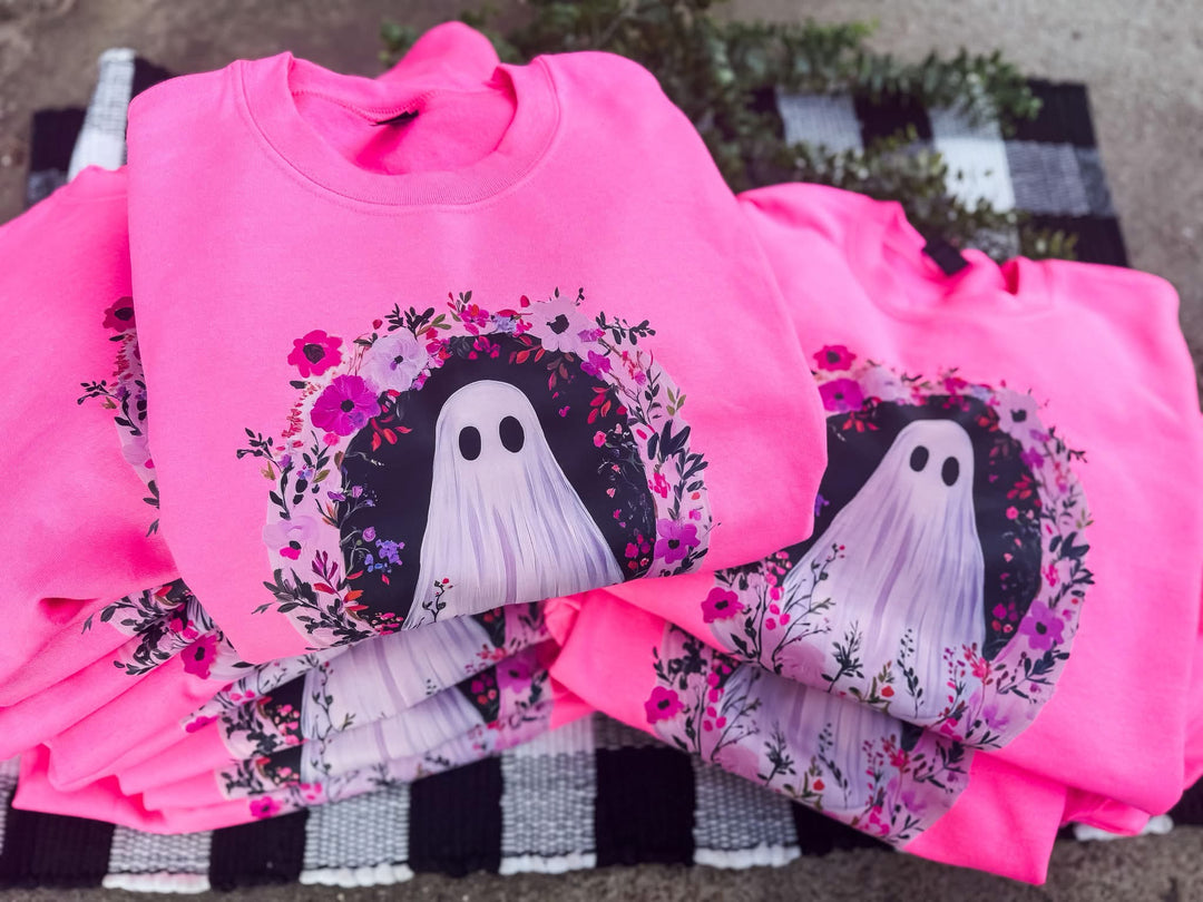 Floral Ghost Sweatshirt