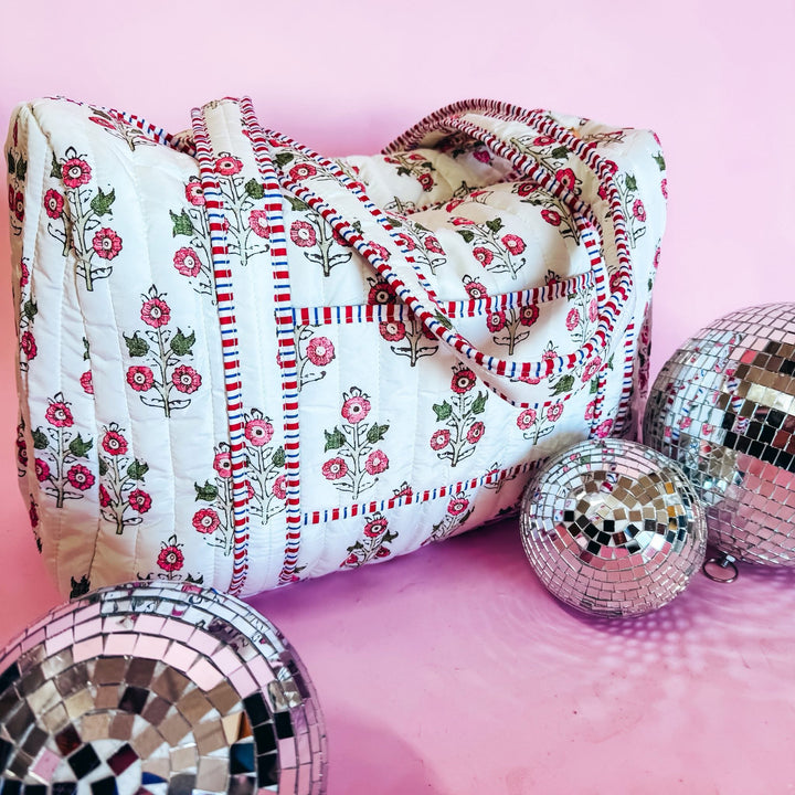 Quilted Duffel Bags ￼