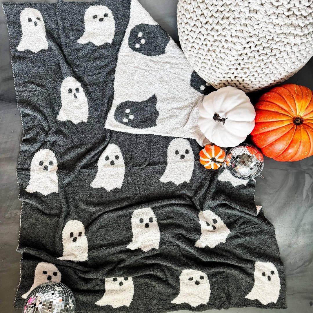 Reversible Boo Blanket
