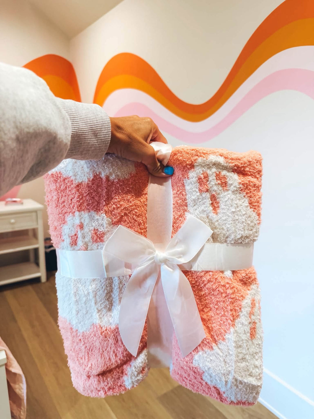 Reversible Boo Blanket
