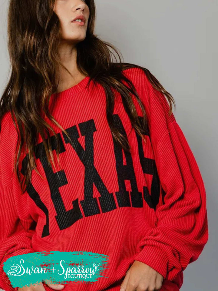 Texas Corded Pullover