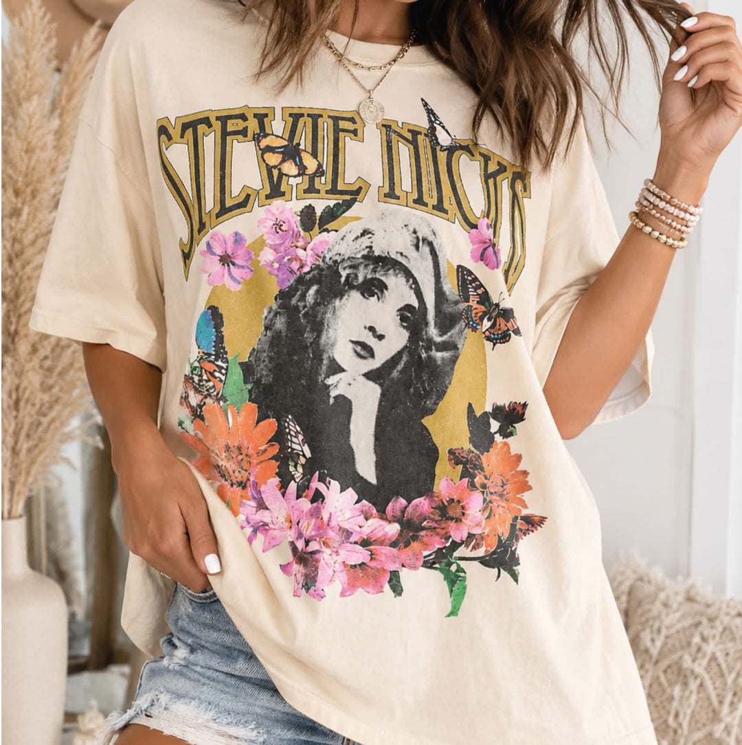 Floral Stevie Nicks