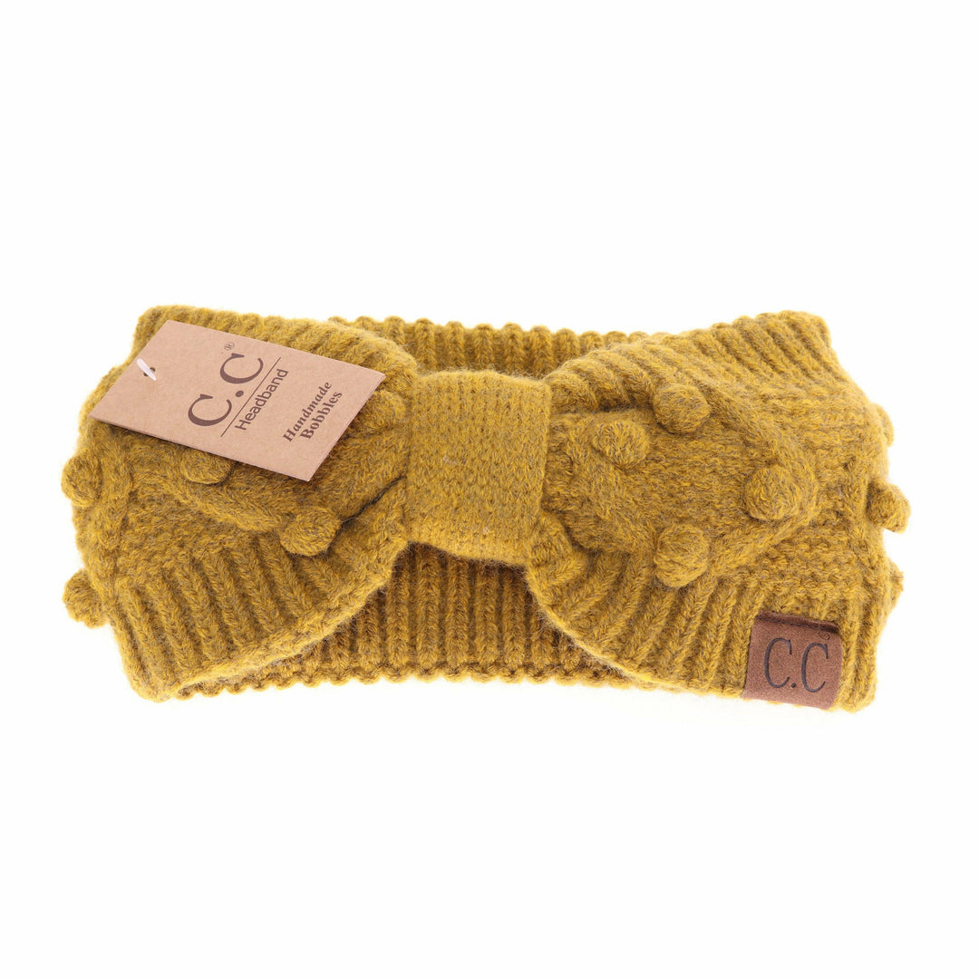 Bobble Knit C.C Women's Fashion Headband