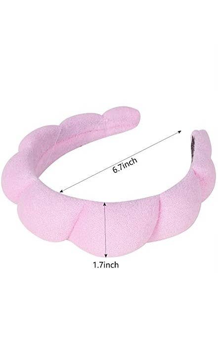 SPA SPONGE TERRY TOWEL HEADBAND FOR BEAUTY CARE