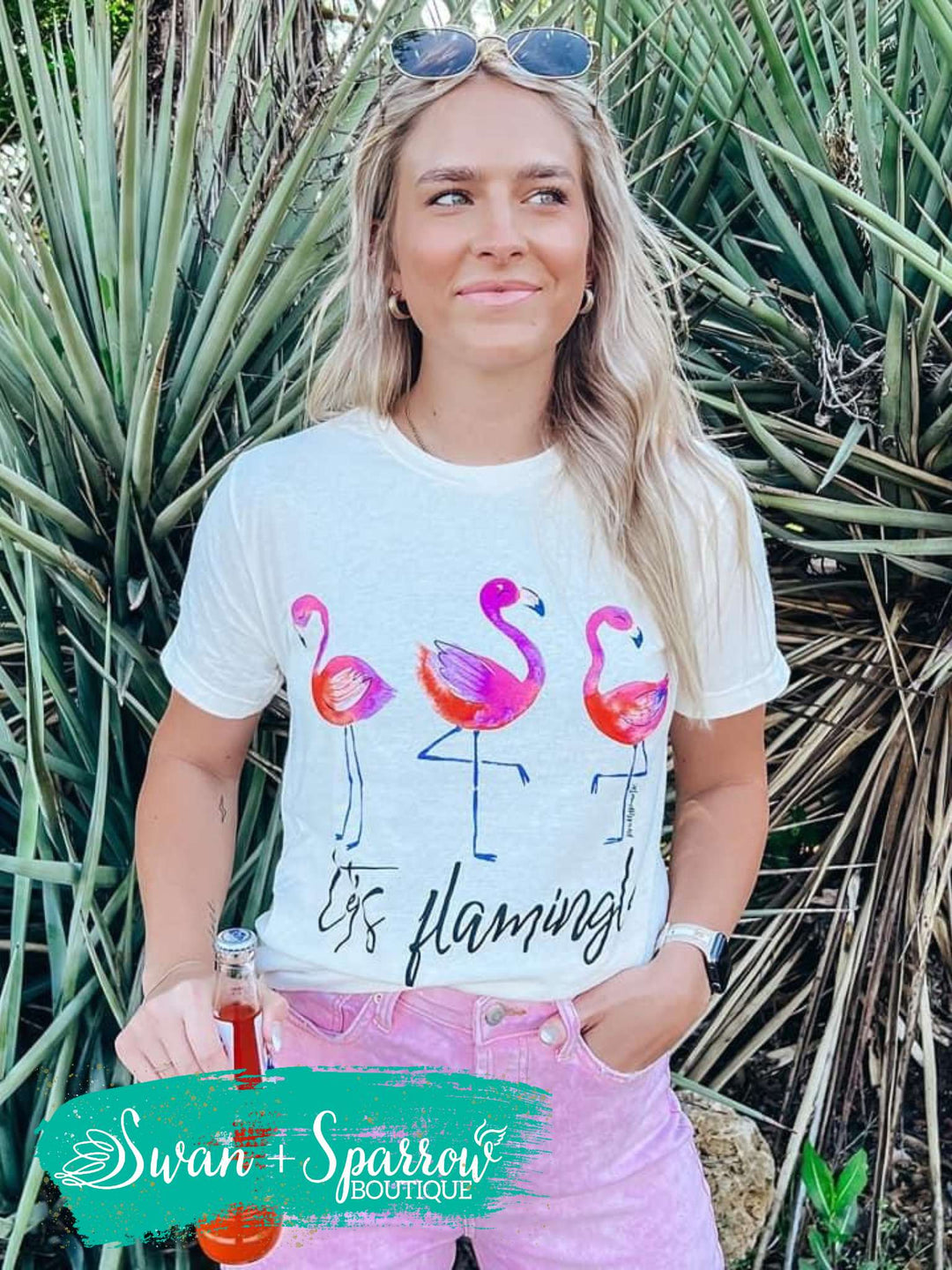 Let’s Flamingle Tee