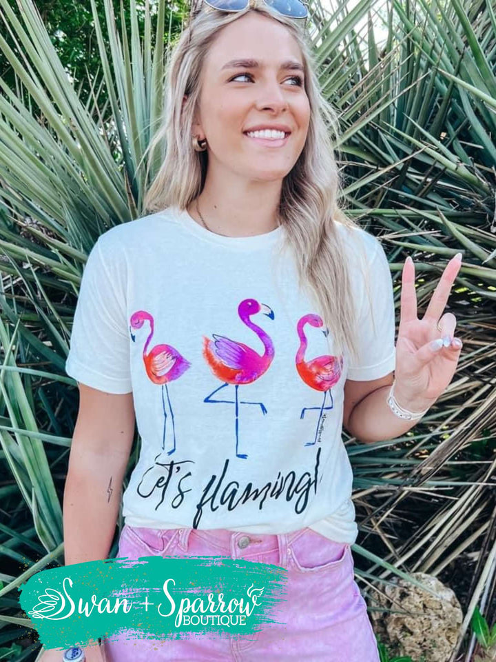 Let’s Flamingle Tee
