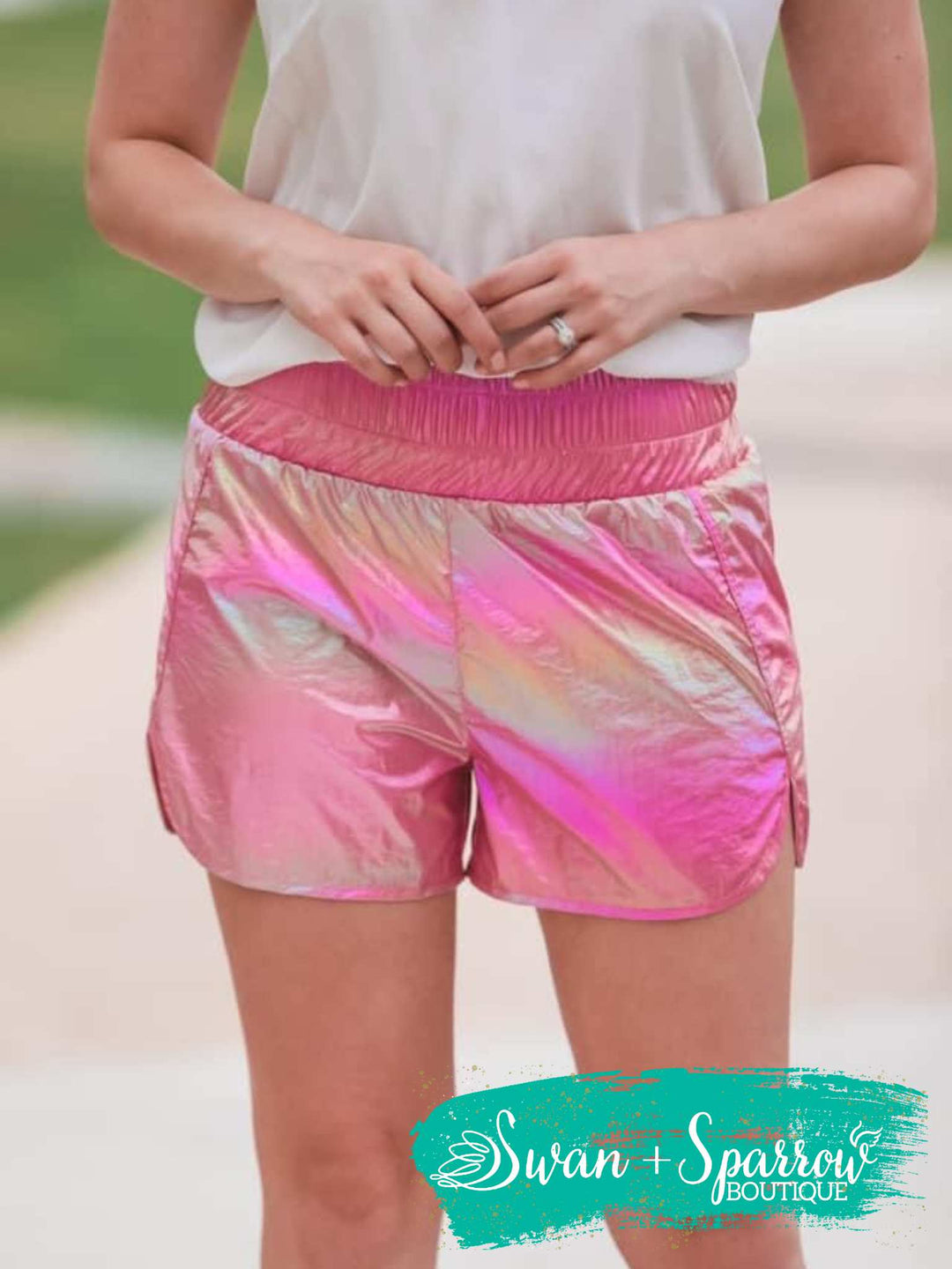 Sparks Fly Metallic Shorts
