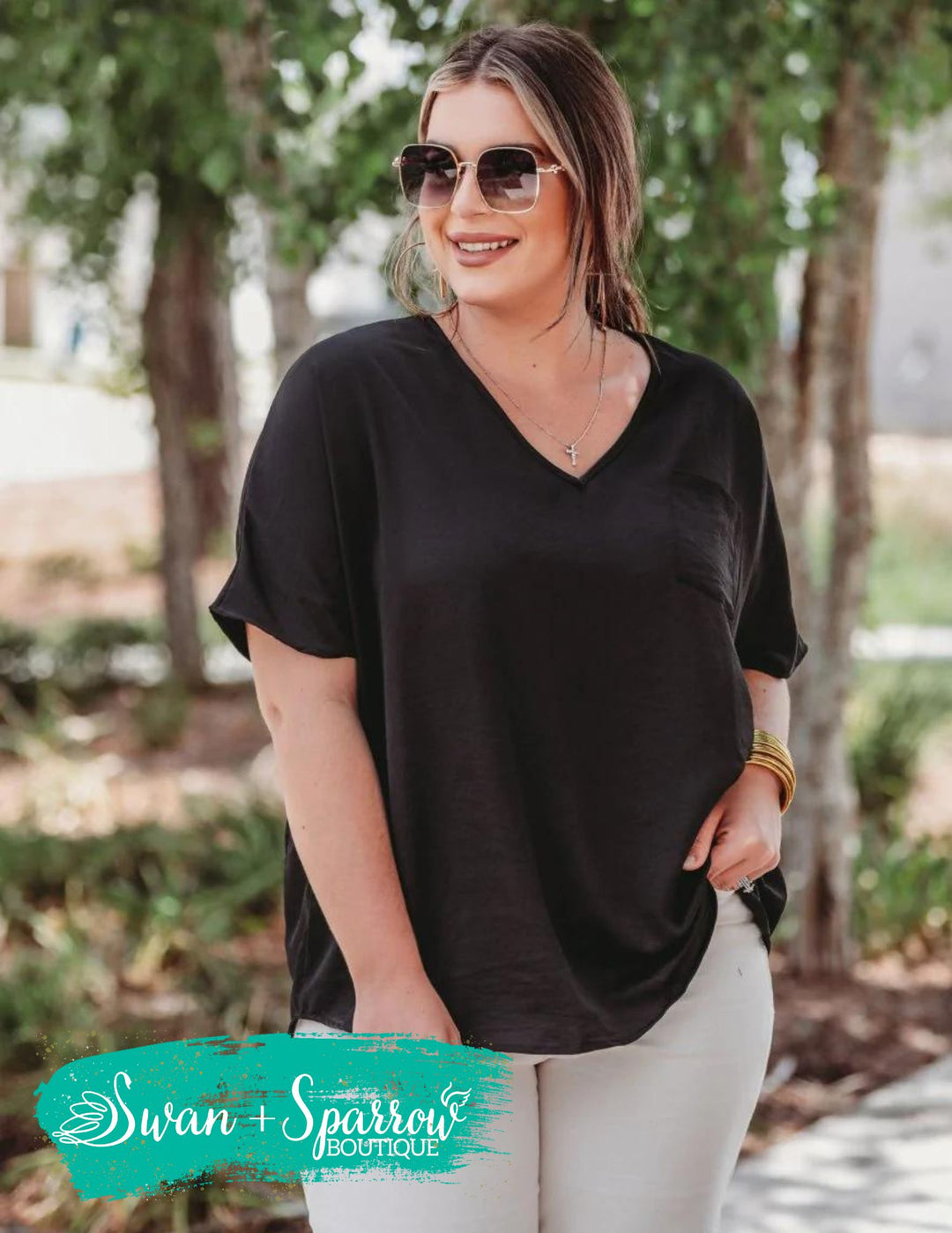 Basic Instincts Pocket Tunic {Multiple Colors Available}