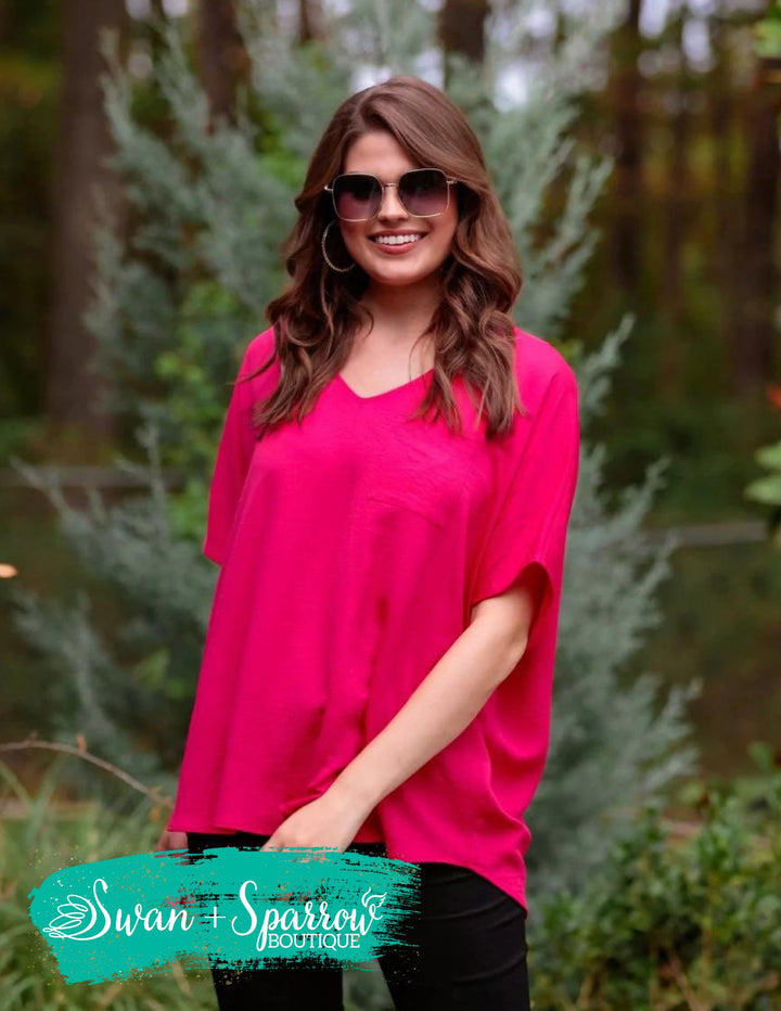 Basic Instincts Pocket Tunic {Multiple Colors Available}