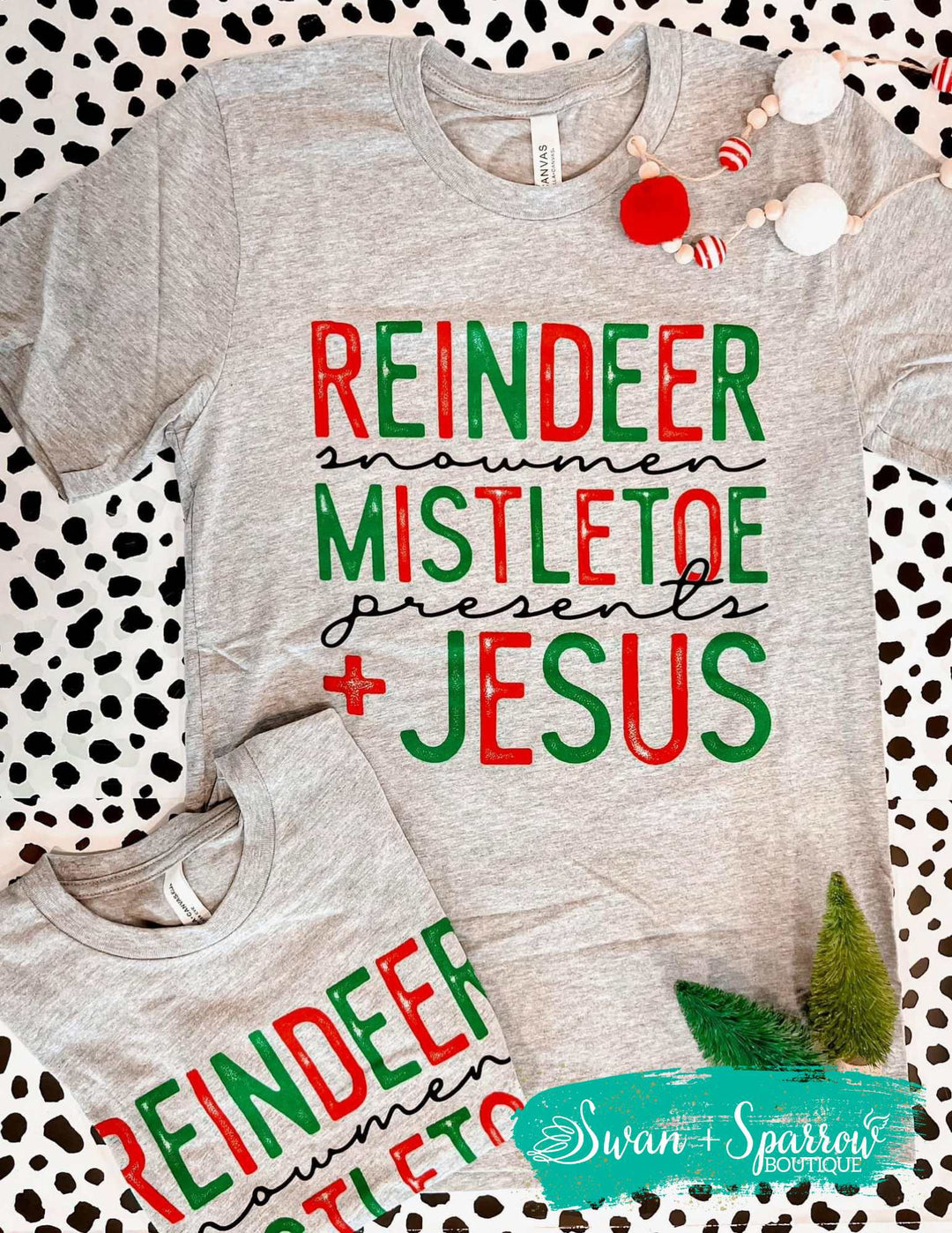 Reindeer + Jesus Tee {Mommy + Me}