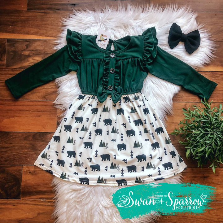 Green Bears Dress