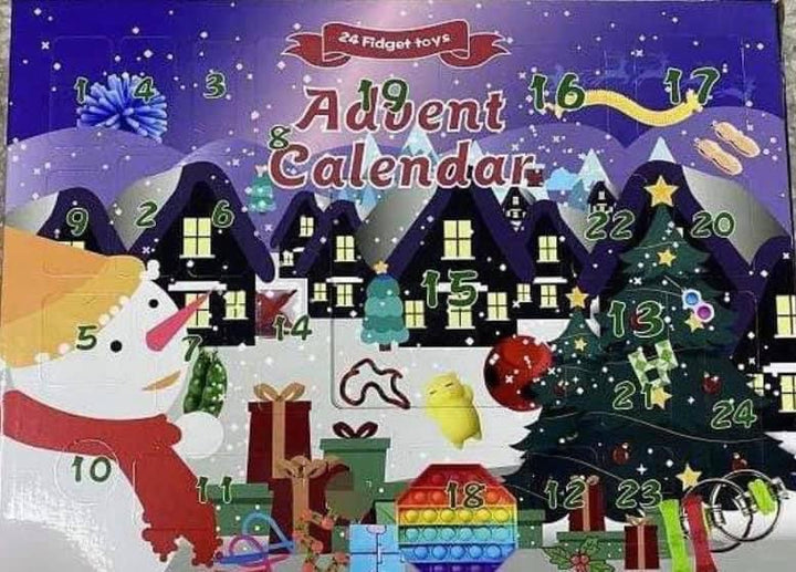 Christmas Advent Toy Fidget Calendar
