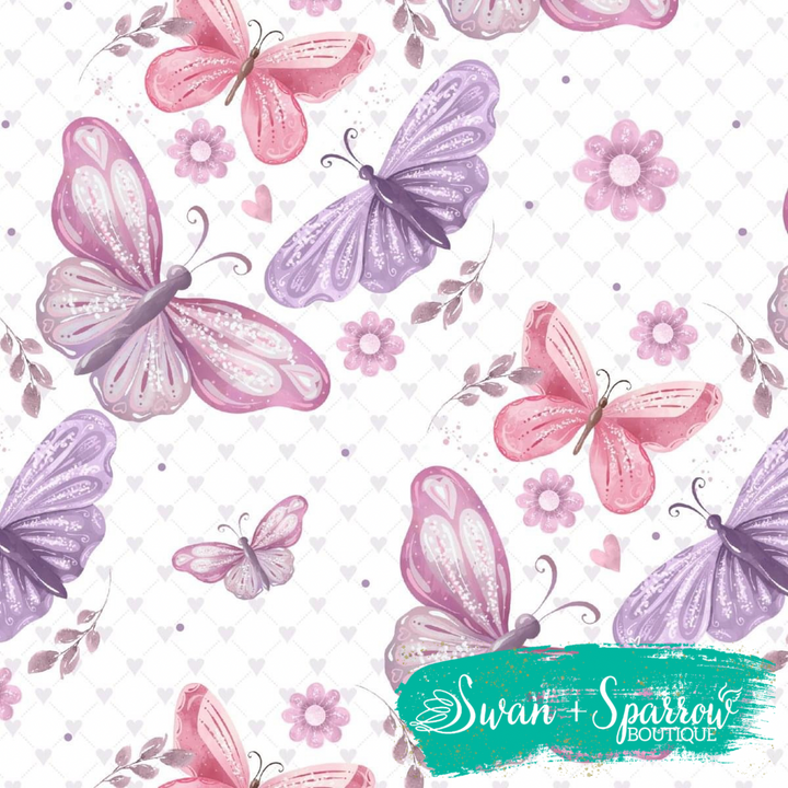 Lilac Butterflies Dress