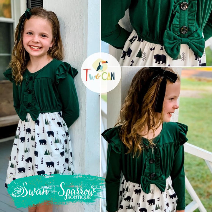 Green Bears Dress