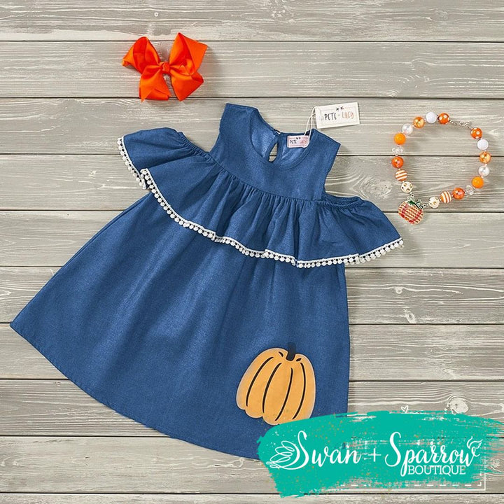 Denim Pumpkin Dress