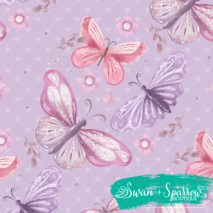 Lilac Butterflies Dress