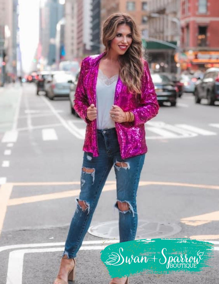 Sequin and the City Blazer