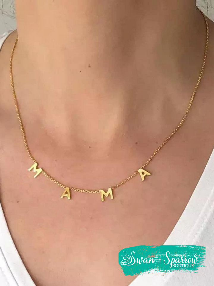Mama Necklace {Multiple Colors}
