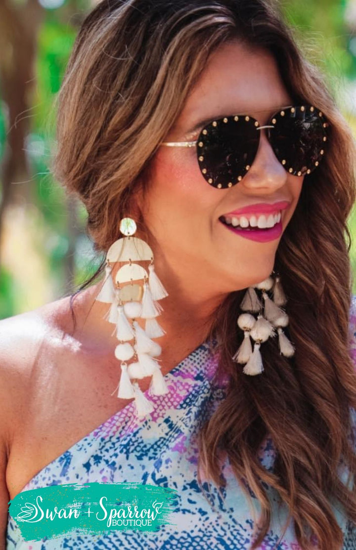 Chandelier Tassel Earrings