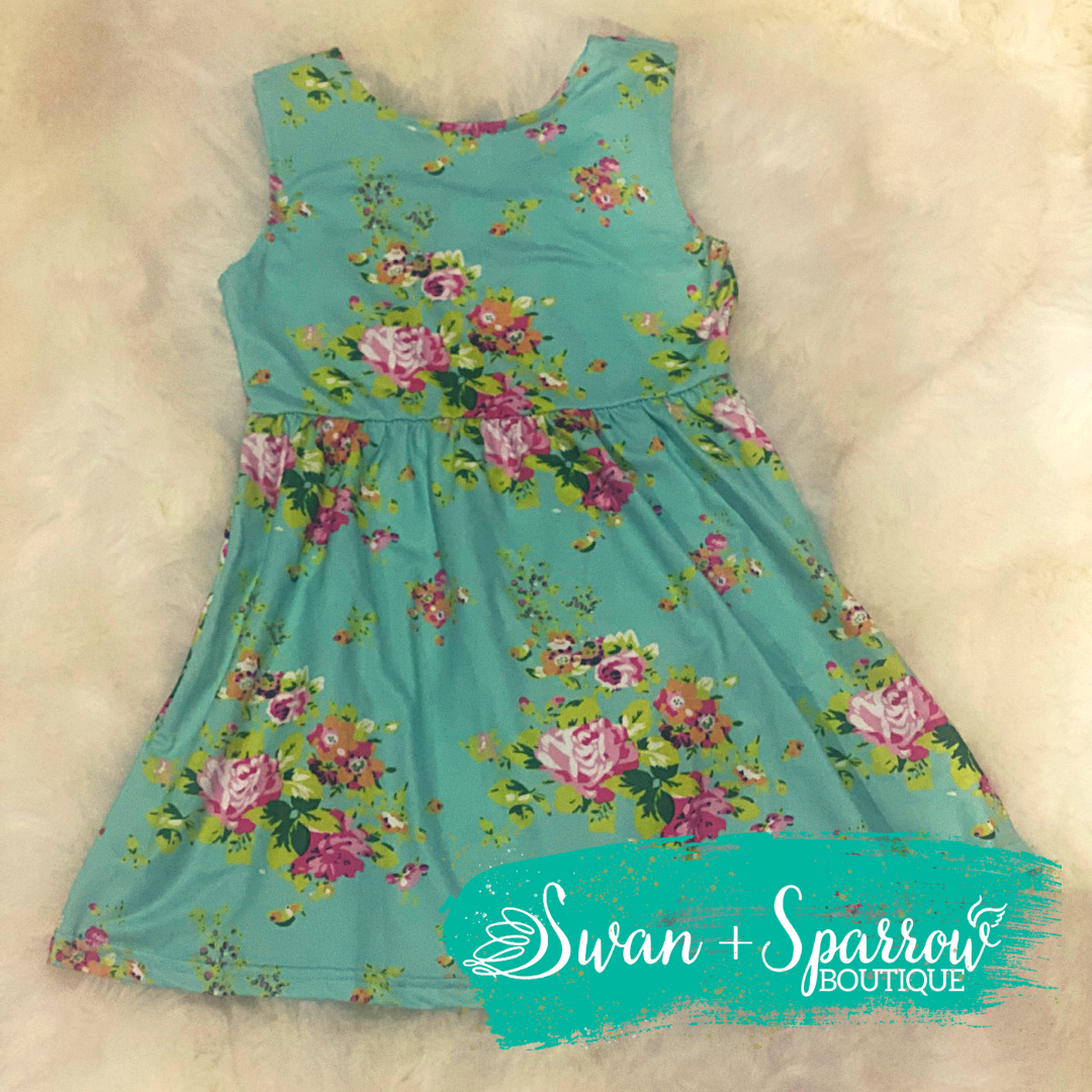 Floral Mint Dress